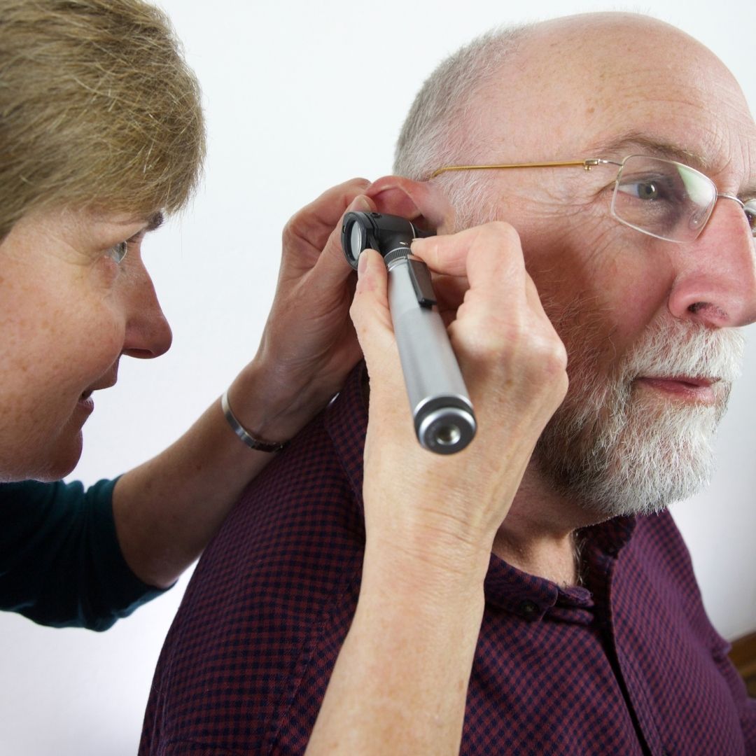 Examining the ear